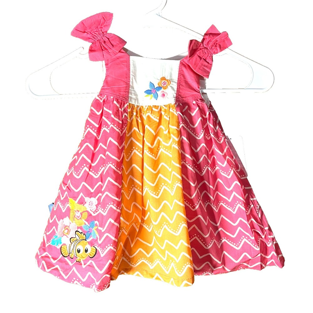 Disney Baby Finding Nemo Girls Dress With Undies‎ Size 3-6M New